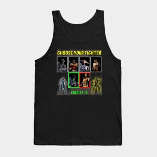 Choose your fighter Mortal Kombat Team Tank Top